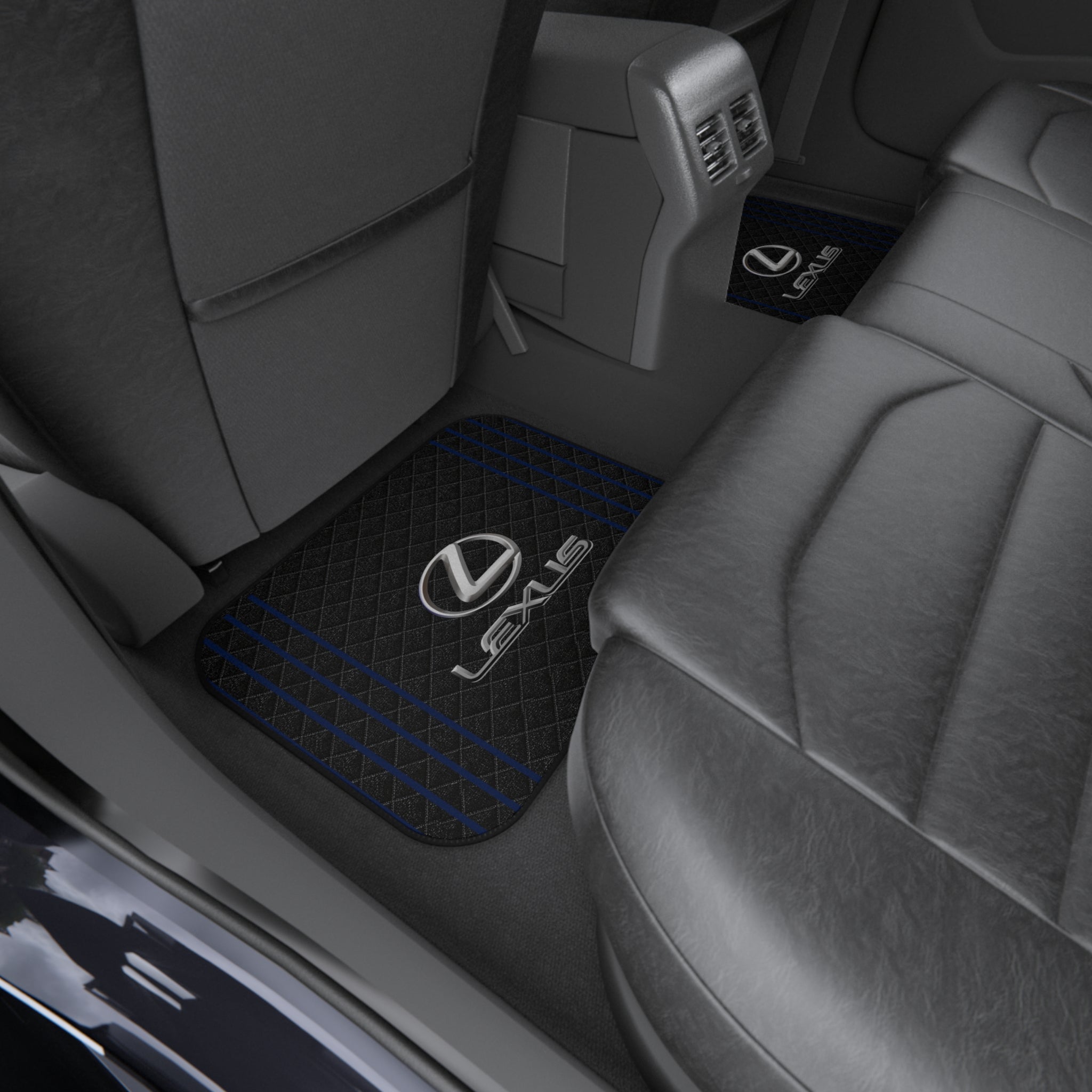 Lexus Car Floor Mats Set of 4 Universal Luxury Auto Mats Interior Accessories