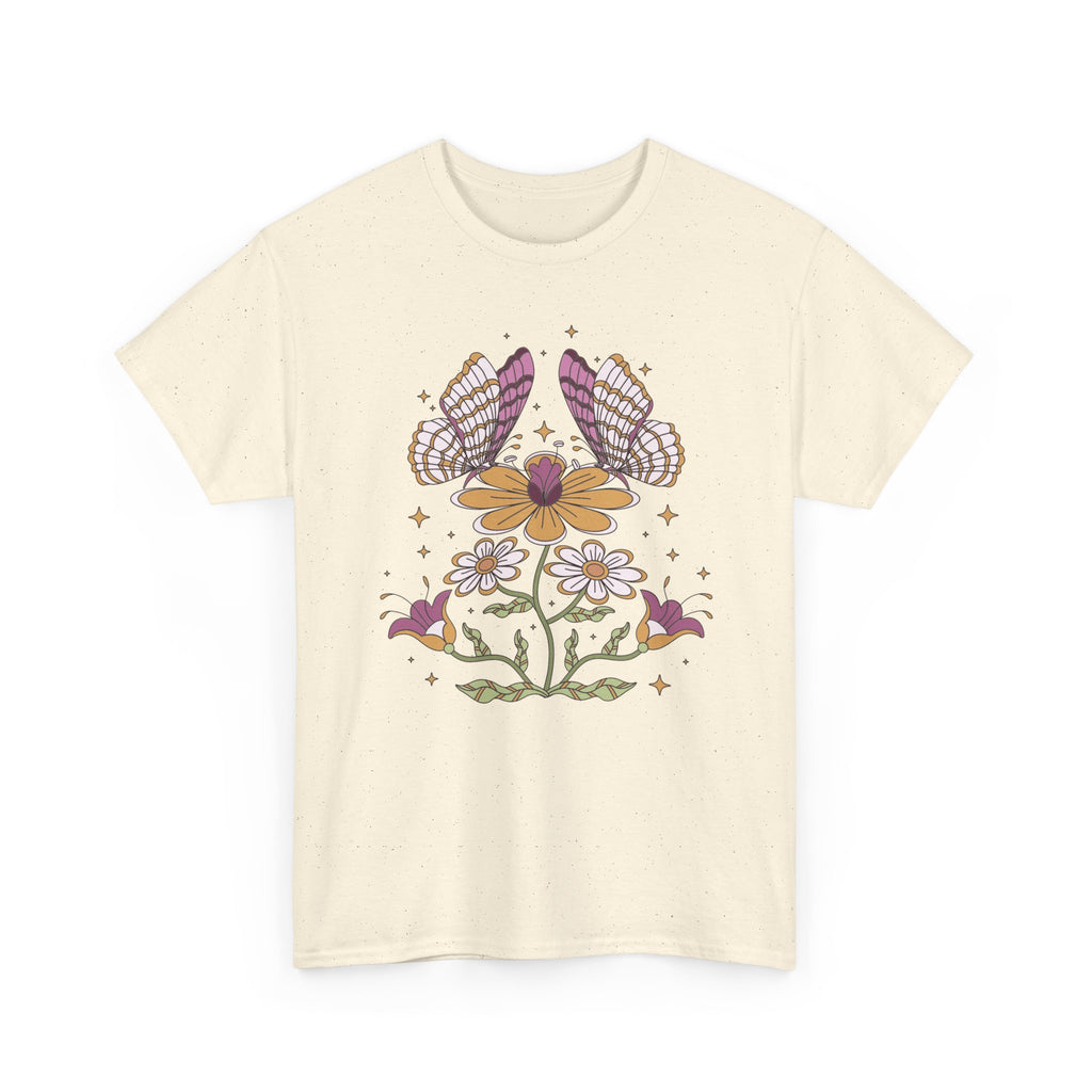 Boho Butterfly Floral T-Shirt