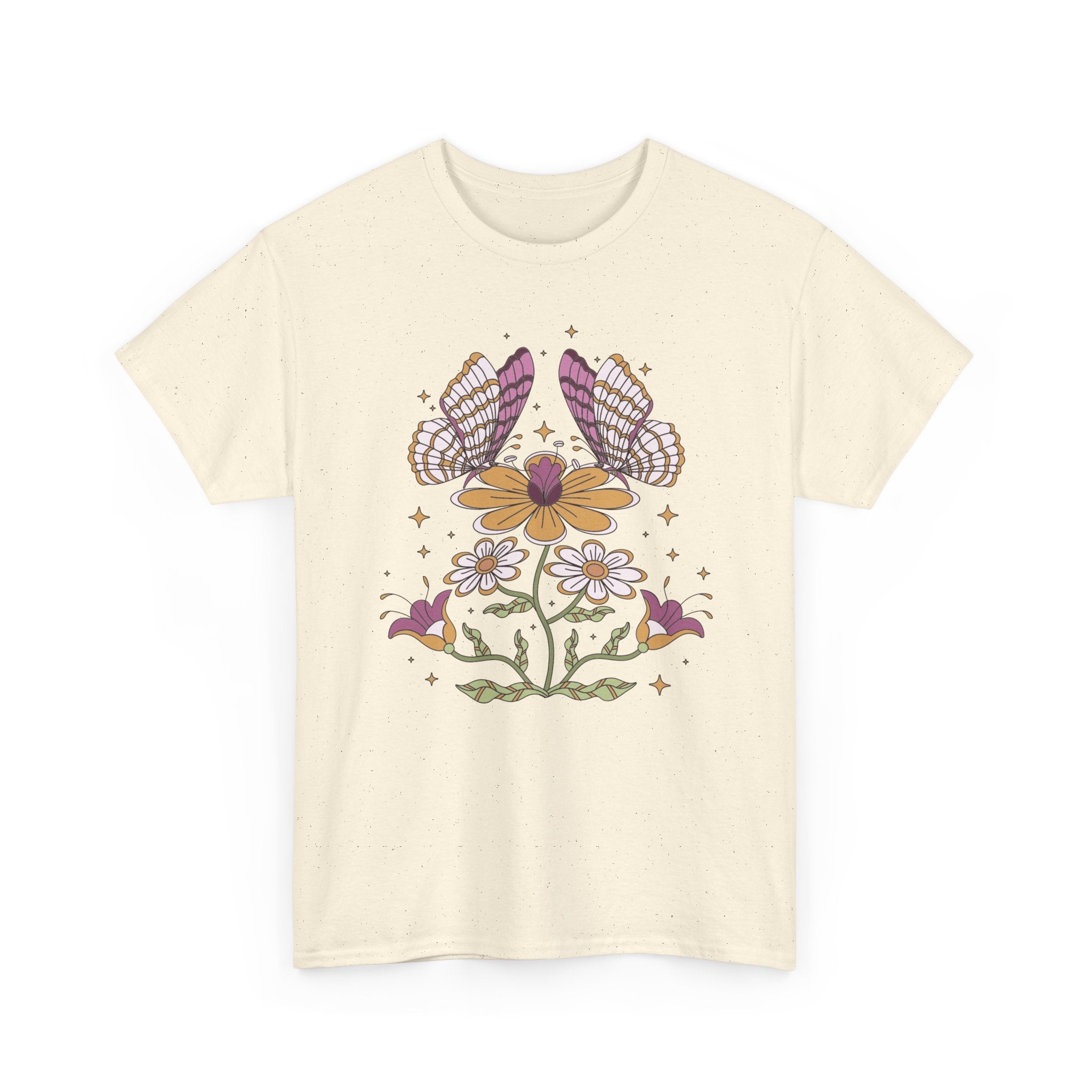 Boho Butterfly Floral T-Shirt