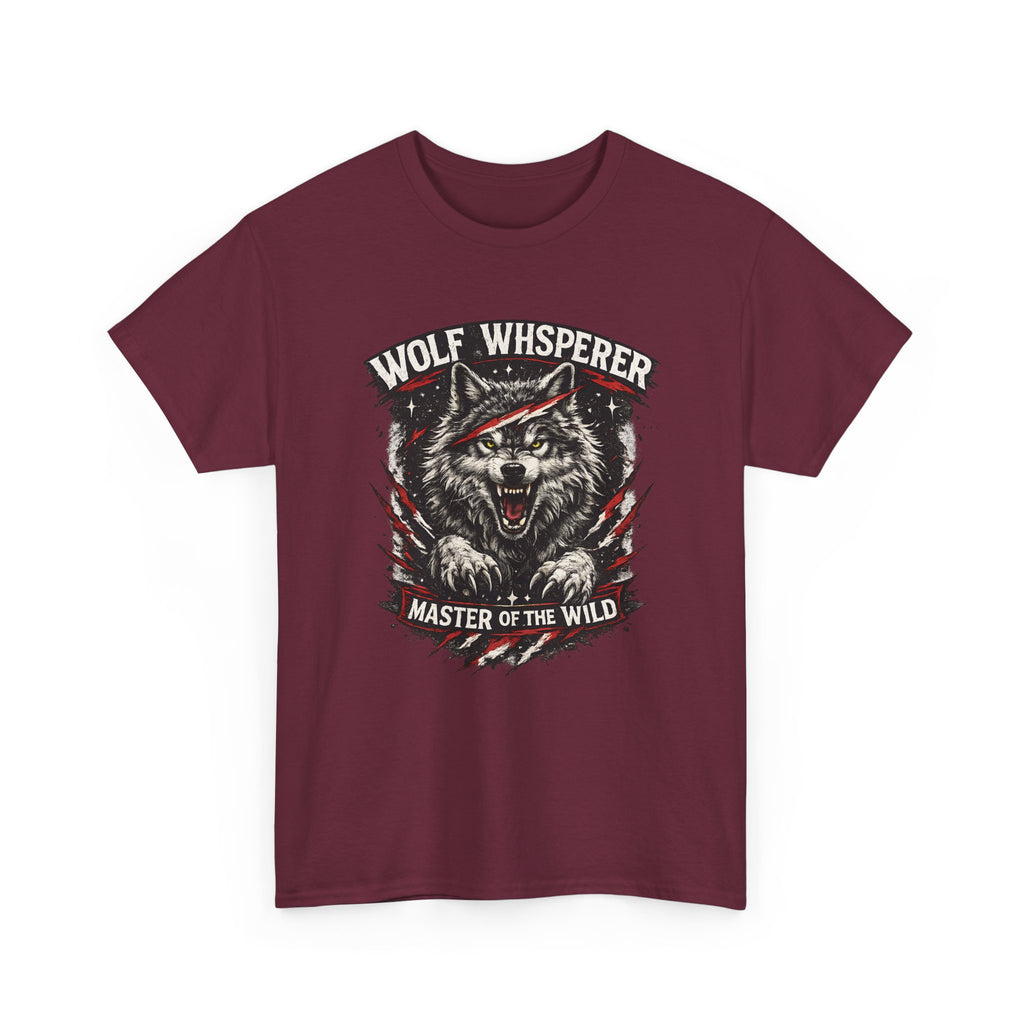 Wolf Whisperer T Shirt for Men  Wolf Graphic Tee Streetwear Style
