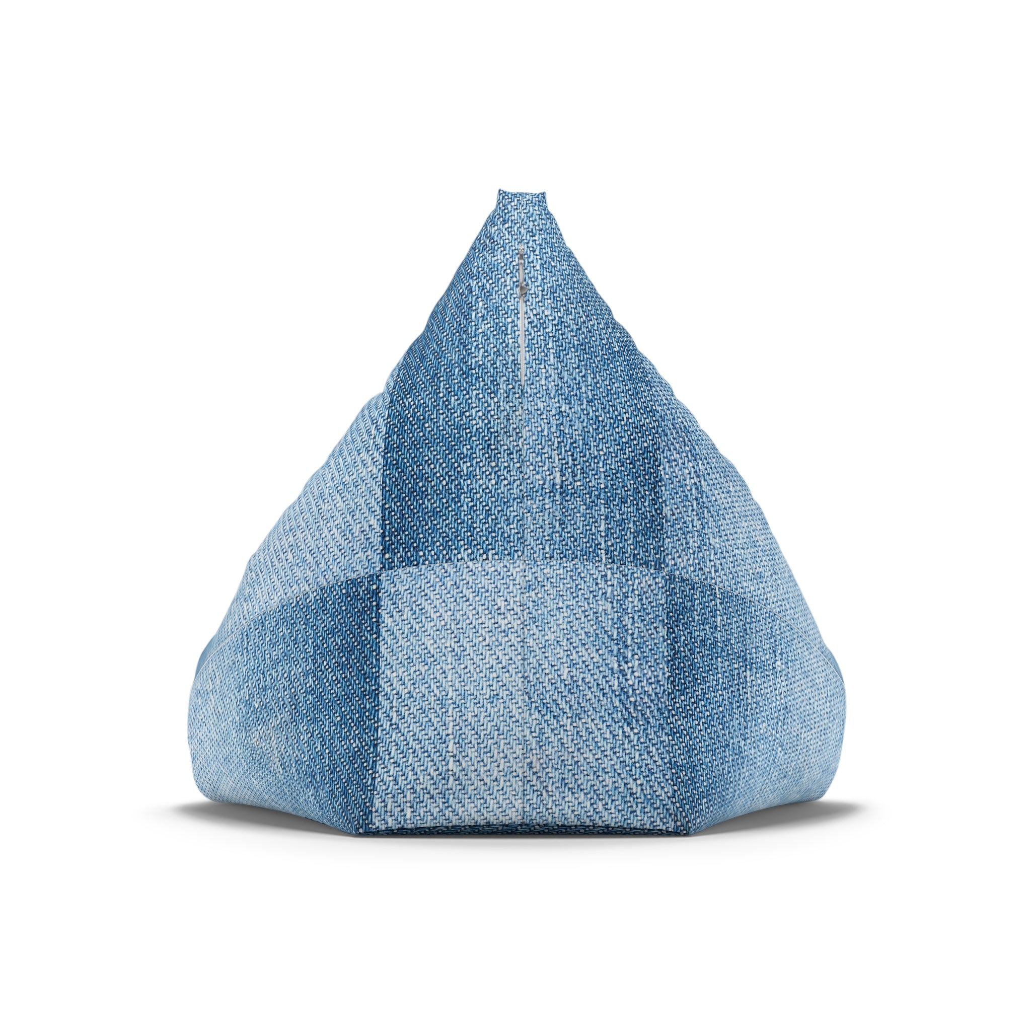 Blue Textured Bean Bag Chair Cover | Modern Bean Bag Cover | Minimalist Home Decor