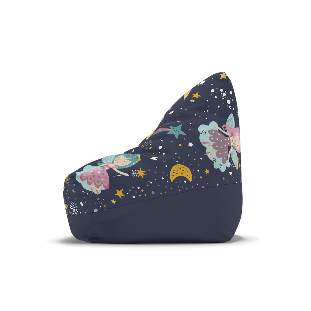 Sleeping Fairies Bean Bag Chair Cover | Night Sky Stars, Kids Room