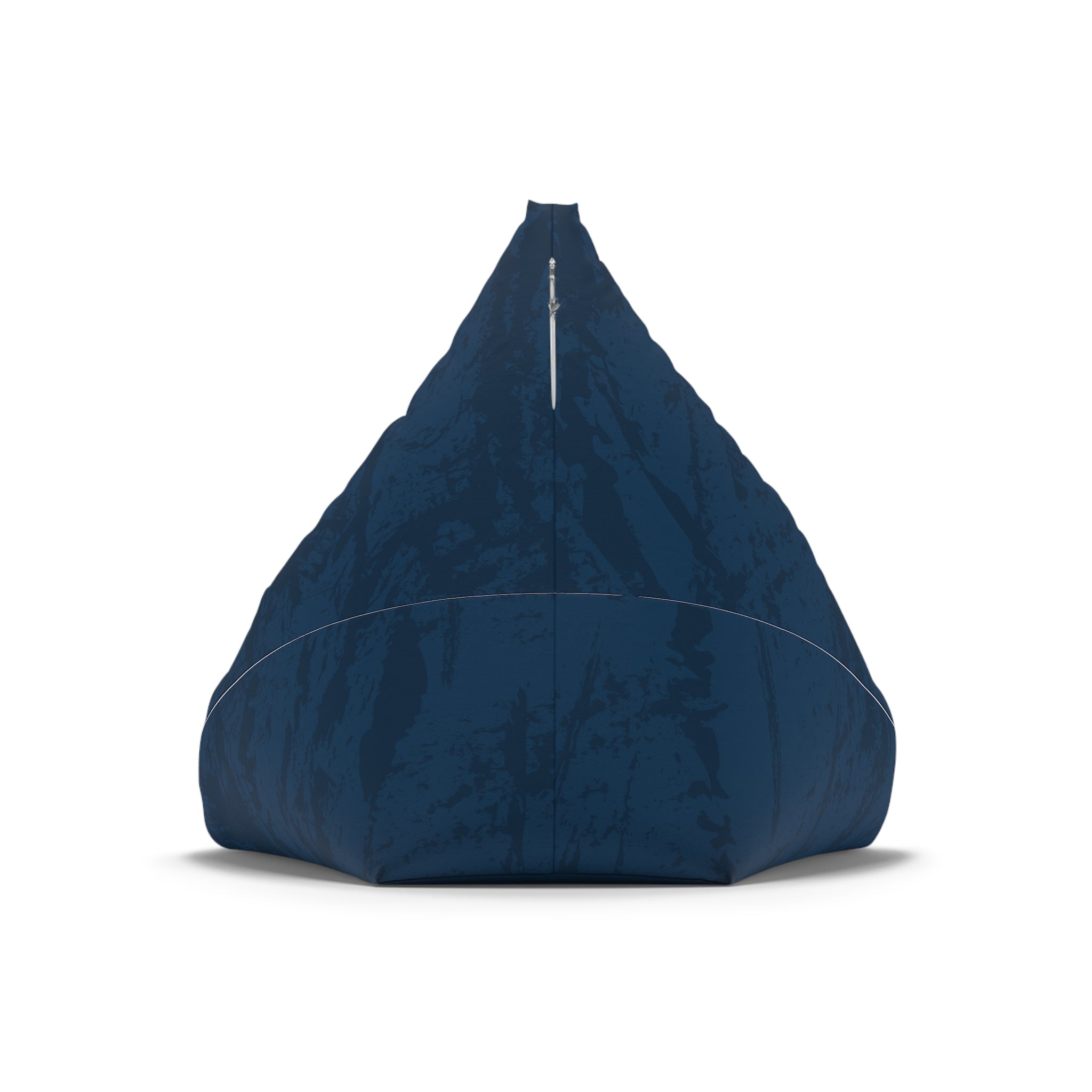Nautical Compass Bean Bag Chair Cover | Navy Coastal Bean Bag Cover | Beach House Home Decor