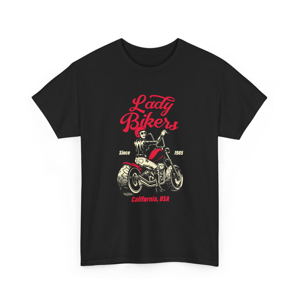 Lady Bikers Motorcycle Tee California USA Vintage Chopper Shirt