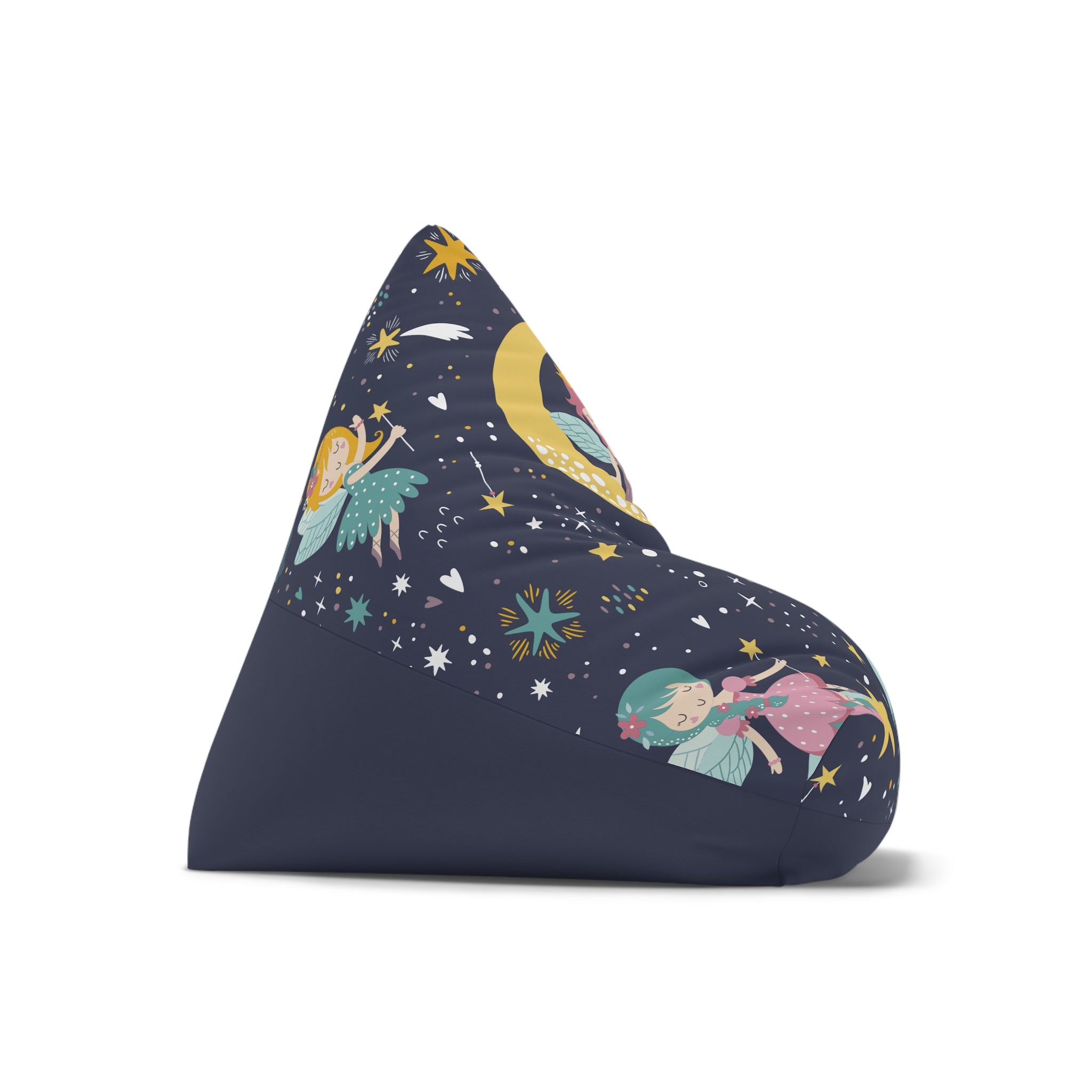 Sleeping Fairies Bean Bag Chair Cover | Night Sky Stars, Kids Room