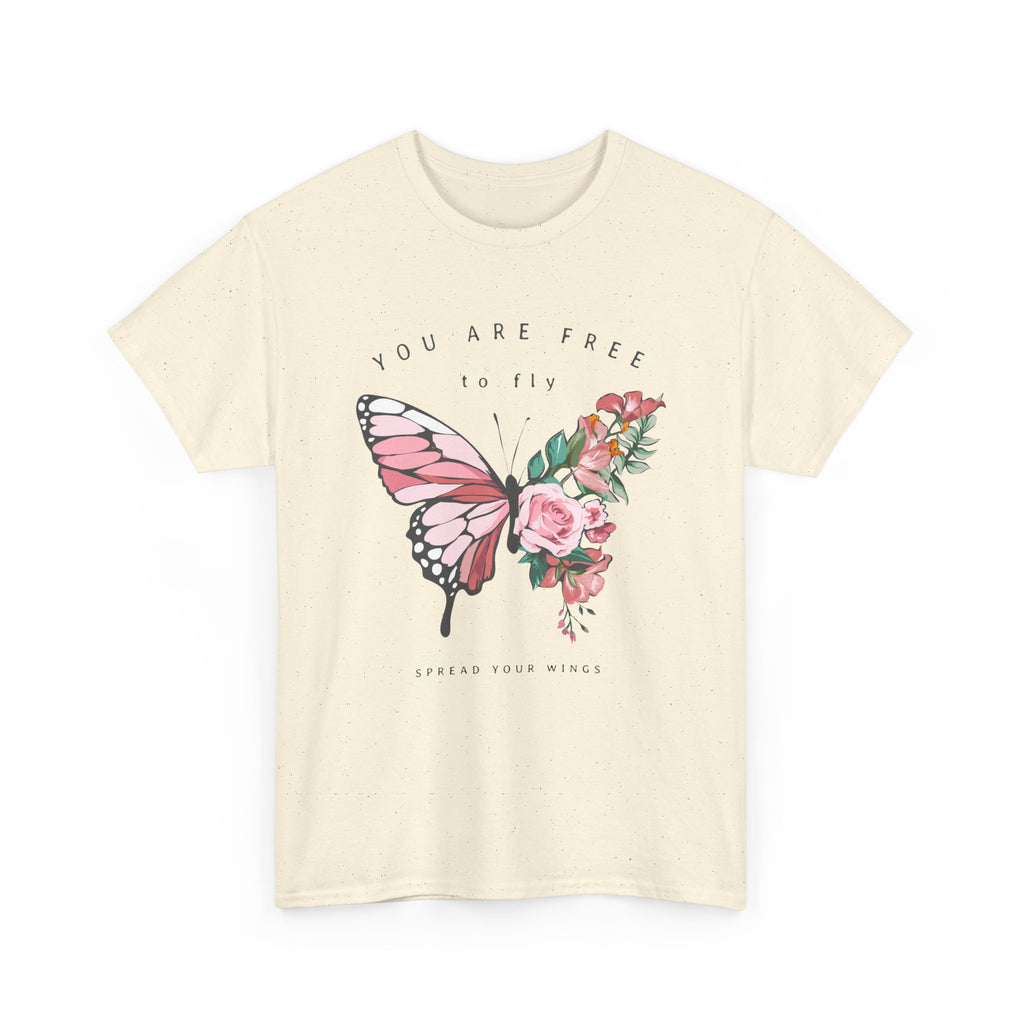 Butterfly Floral Inspirational T-Shirt