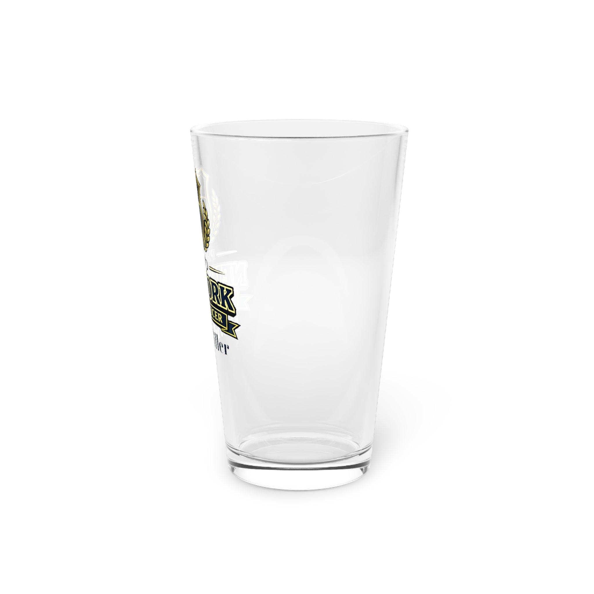 Personalized New York Police Officer Pint Glass 16oz, Custom NY Cop Gift, Police Retirement Gift, Law Enforcement Gift for Him