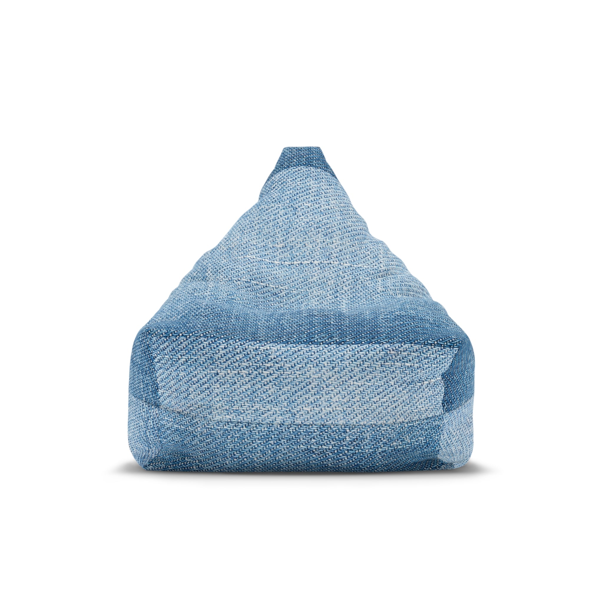 Blue Textured Bean Bag Chair Cover | Modern Bean Bag Cover | Minimalist Home Decor