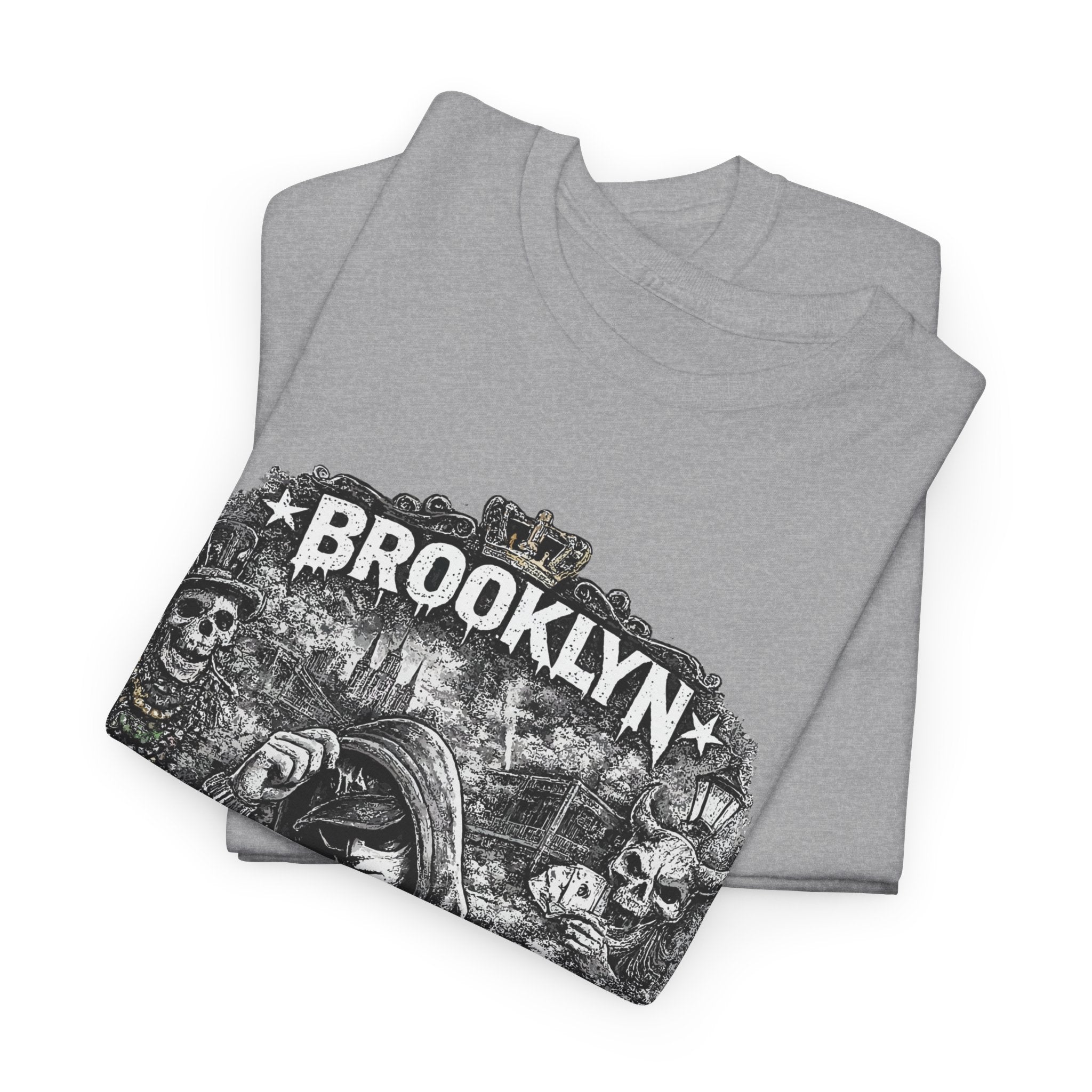Brooklyn T Shirt Streetwear Graphic Tee, Urban NYC Shirt Black, Dark Hip Hop Style Unisex Gift