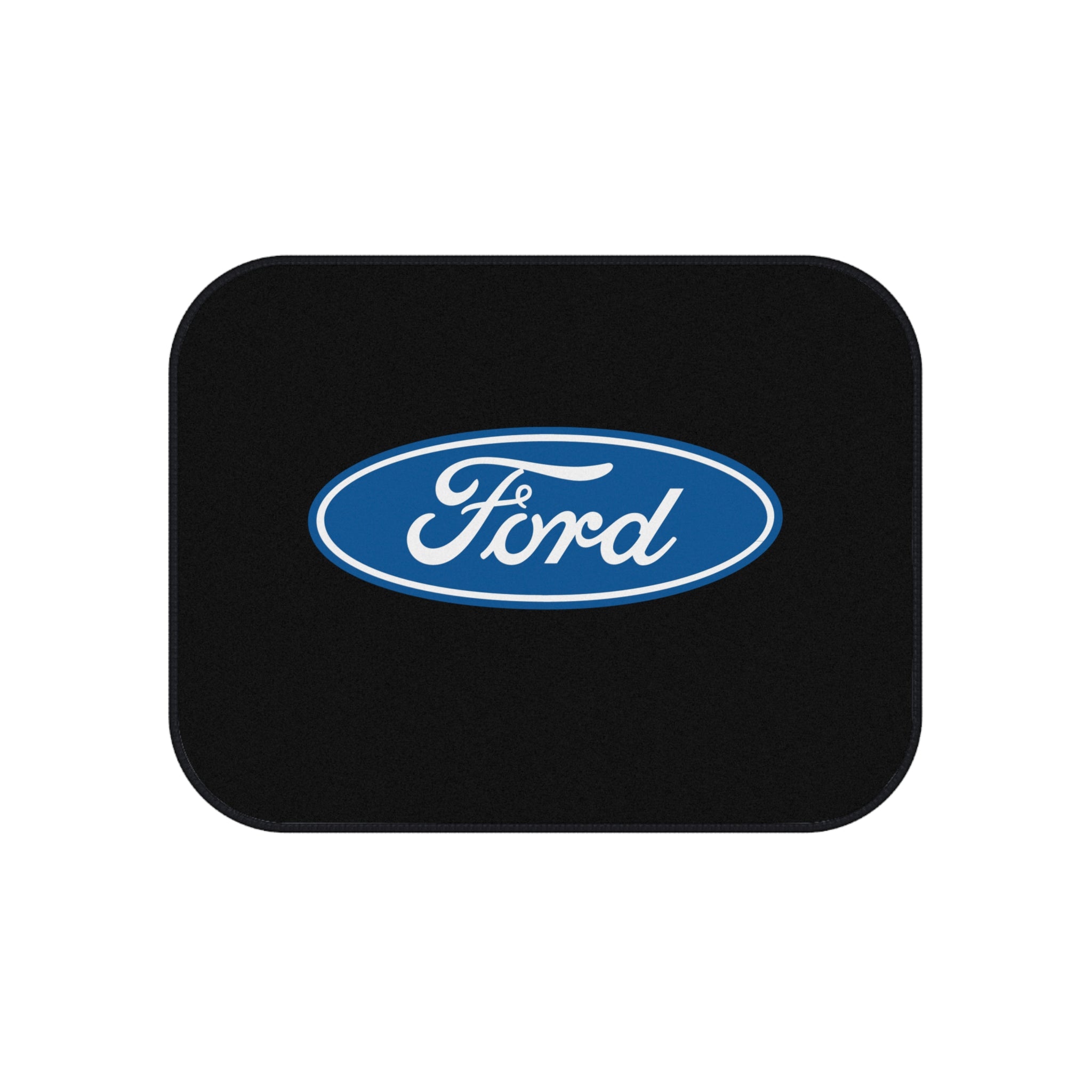 4 Piece Universal Car Floor Mats Set Ford Logo Black Auto Interior Accessories