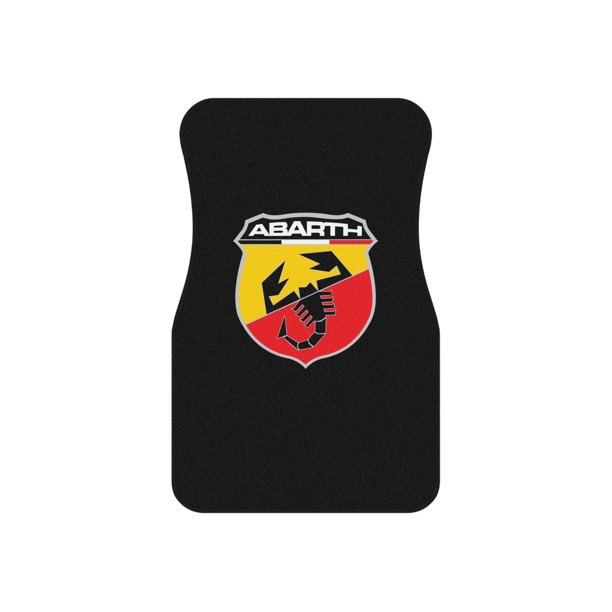 4 Piece Universal Abarth Car Floor Mats Set Racing Sport Auto Interior Accessories