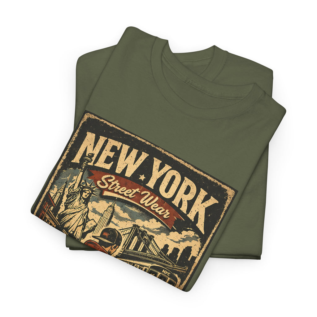 New York T Shirt Streetwear Graphic Tee, NYC Urban Vintage Shirt, Brooklyn Bronx Manhattan Unisex