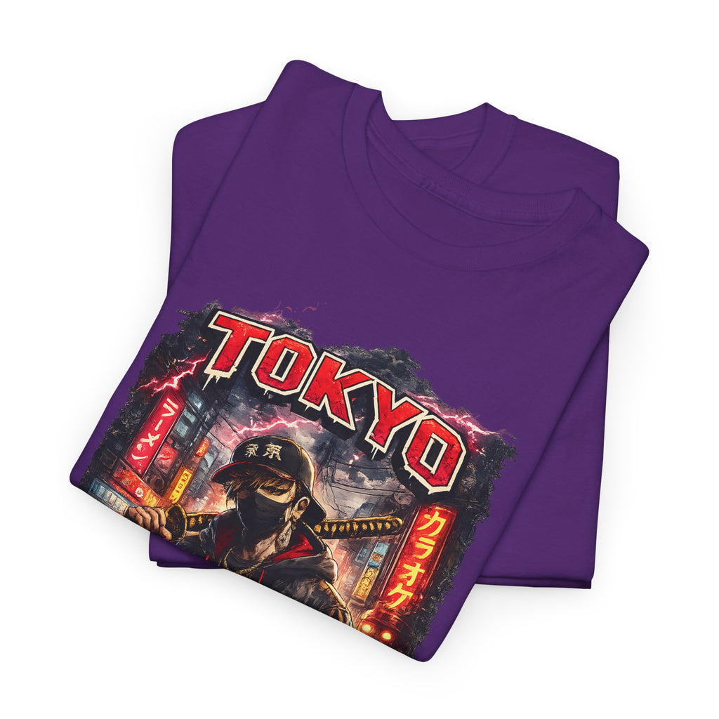 Tokyo Streetwear T Shirt, Japanese Urban Graphic Tee, Cyberpunk Style Unisex Shirt