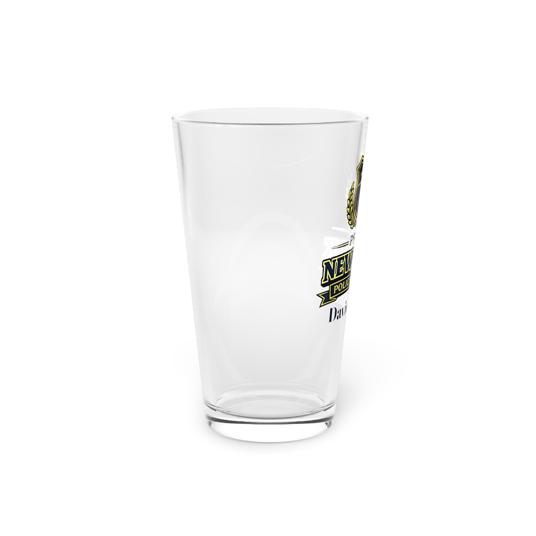 Personalized New York Police Officer Pint Glass 16oz, Custom NY Cop Gift, Police Retirement Gift, Law Enforcement Gift for Him