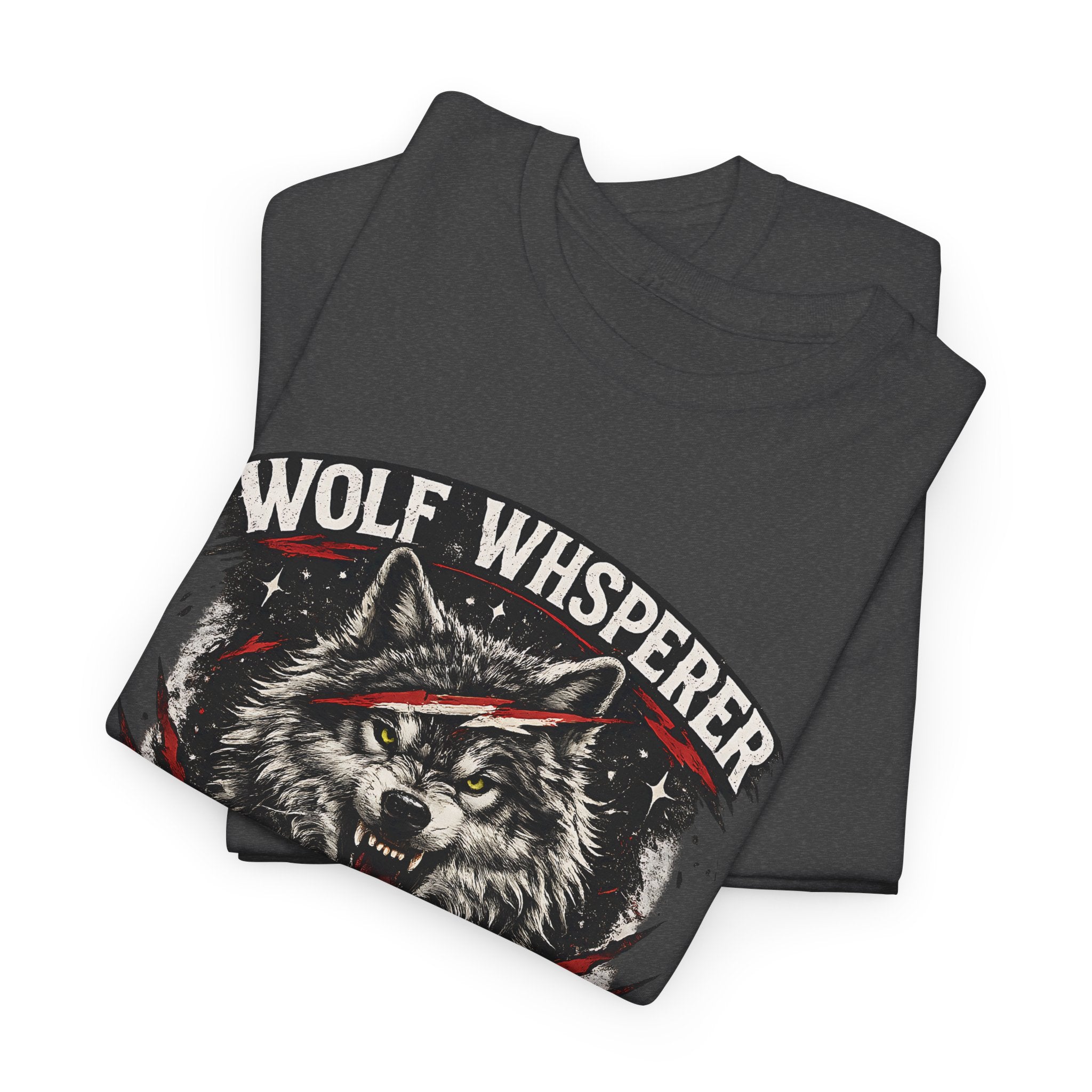 Wolf Whisperer T Shirt for Men  Wolf Graphic Tee Streetwear Style