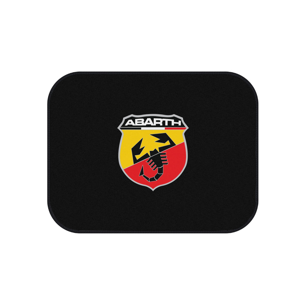 4 Piece Universal Abarth Car Floor Mats Set Racing Sport Auto Interior Accessories
