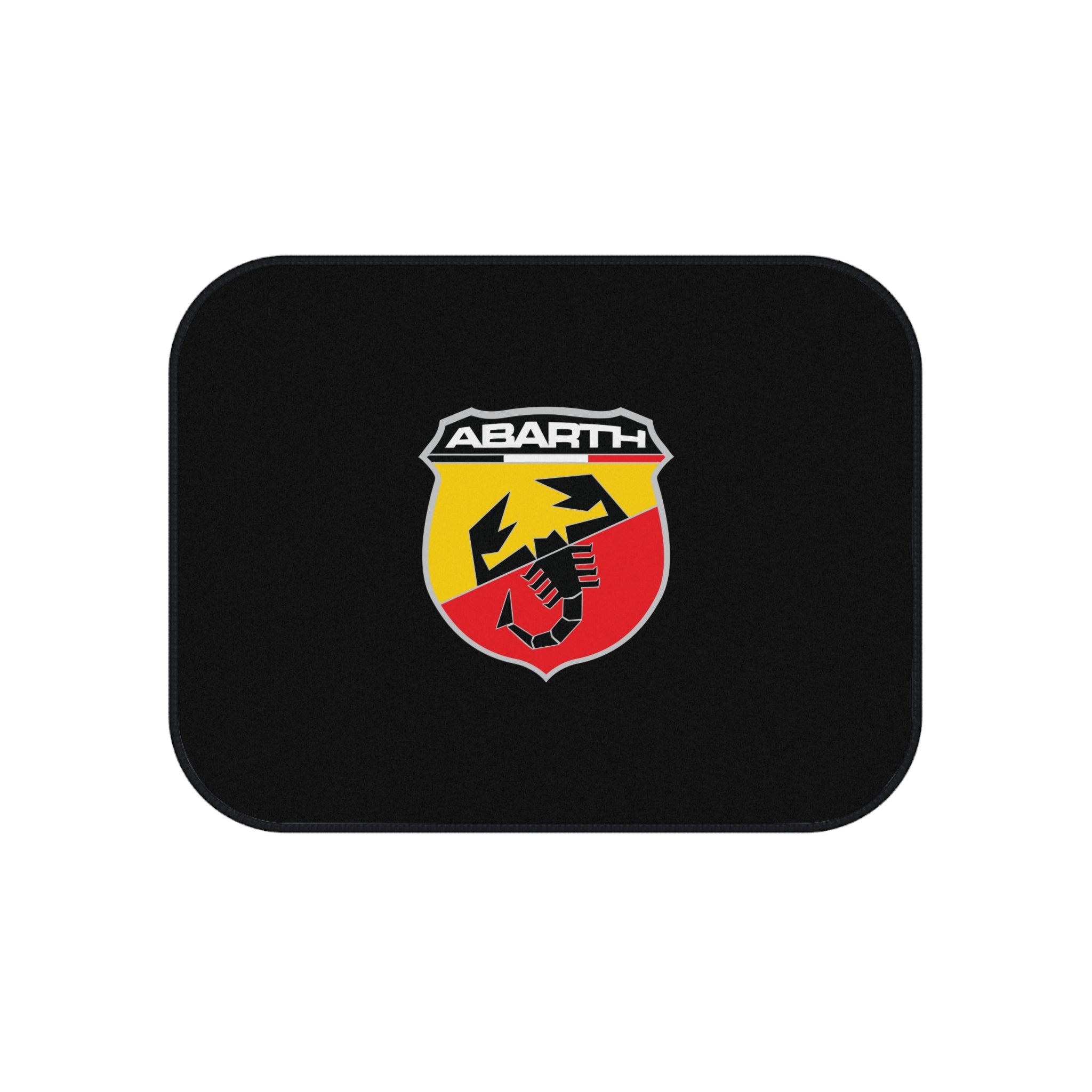 4 Piece Universal Abarth Car Floor Mats Set Racing Sport Auto Interior Accessories