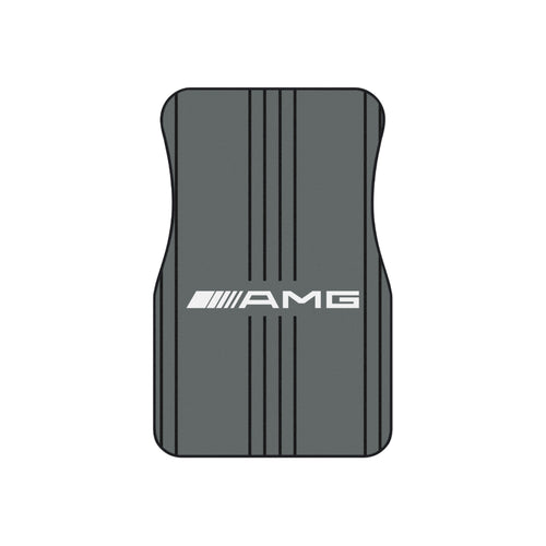 AMG Style Car Floor Mats Set of 4 Gray Universal Performance Auto Mats